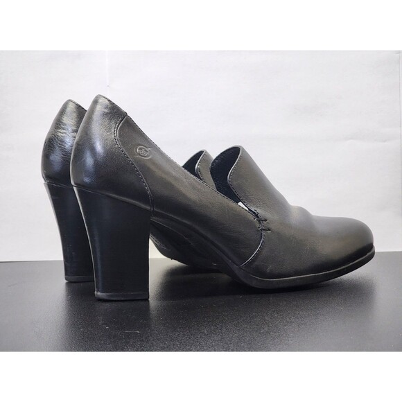 Born Shoes Women's size 9M Black Leather casual Mary Jane Booties - Picture 5 of 9
